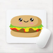 Kawaii Burger Mousepad (Mit Mouse)