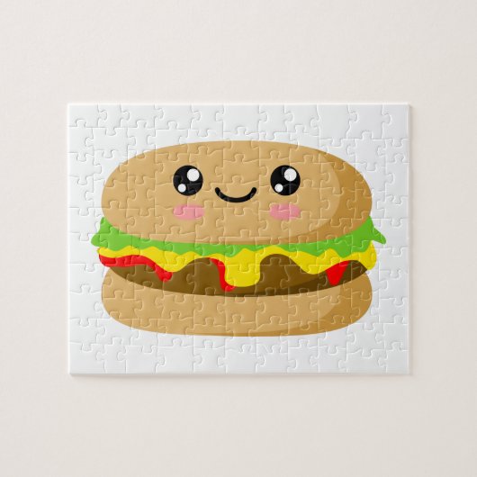 Kawaii Burger Puzzle (Horizontal)
