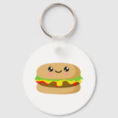 Kawaii Burger Schlüsselanhänger (Vorderseite)
