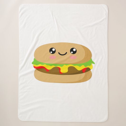 Kawaii Burger Sherpadecke (Vorderseite)