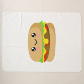 Kawaii Burger Sherpadecke (Vorderseite (Horizontal))