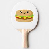 Kawaii Burger Tischtennis Schläger (Vorderseite)