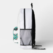 Kawaii Butterfly Back to School Cute Art Bedruckter Rucksack (Rechts)