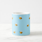 Kawaii Buzzy Hummel-Bienen Kaffeetasse (Mittel)