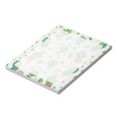 Kawaii Cactus & Hearts Notepad Notizblock (Rotiert)