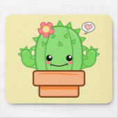 Kawaii Cactus Mousepad (Vorne)
