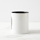 Kawaii Cactus Zweifarbige Tasse (Mittel)