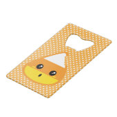 Kawaii Candy Corn Bottle Opener Kreditkarten Flaschenöffner (Rückseite Schrägansicht)