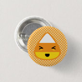 Kawaii Candy Corn Button (Vorne & Hinten)