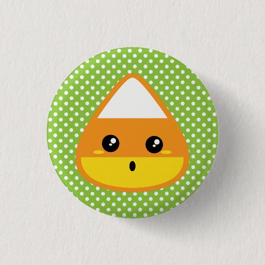 Kawaii Candy Corn Button (Vorderseite)