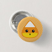 Kawaii Candy Corn Button (Vorne & Hinten)