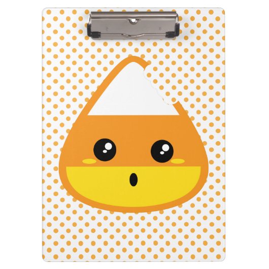 Kawaii Candy Corn Clip Board Klemmbrett (Vorderseite)