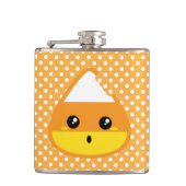 Kawaii Candy Corn Flask Flachmann (Vorderseite)
