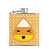 Kawaii Candy Corn Flask Flachmann (Vorderseite)