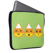 Kawaii Candy Corn Laptop Sleeve (Vorne Rechts)