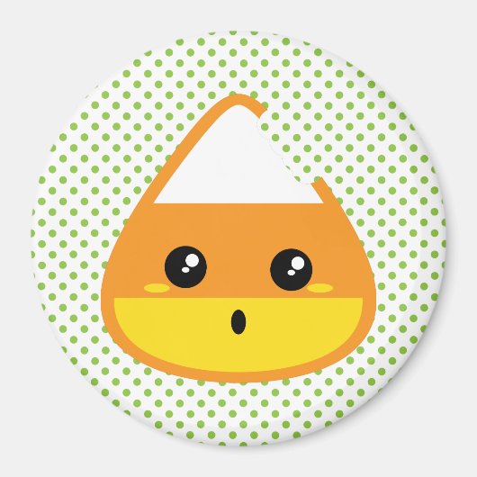 Kawaii Candy Corn Magnet (Vorne)