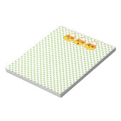 Kawaii Candy Corn Notepad Notizblock (Rotiert)