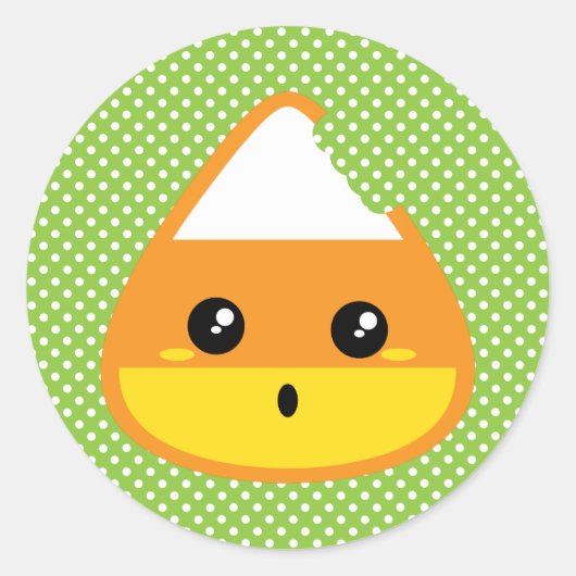 Kawaii Candy Corn Stickers (Vorderseite)