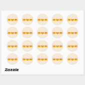 Kawaii Candy Corn Stickers (Blatt)