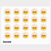 Kawaii Candy Corn Stickers (Blatt)