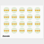 Kawaii Candy Corn Stickers (Blatt)
