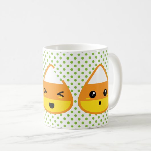 Kawaii Candy Corn Tasse (VorderseiteRechts)