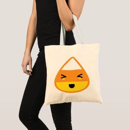 Kawaii Candy Corn Tote Bag Tragetasche (Vorderseite (Produkt))
