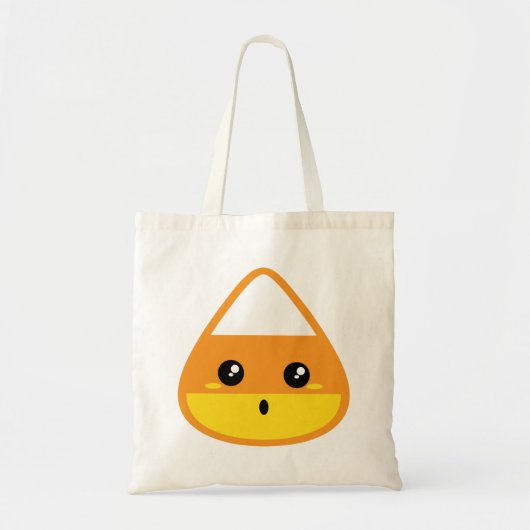 Kawaii Candy Corn Tote Bag Tragetasche (Vorne)