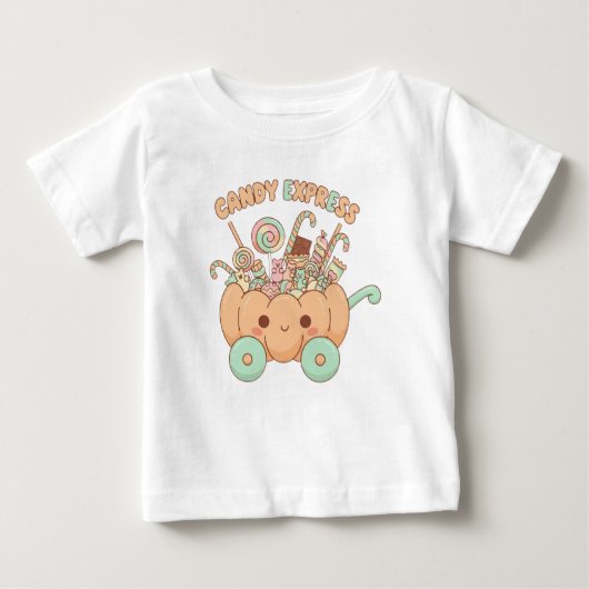 Kawaii Candy Express Baby T - Shirt (Vorderseite)