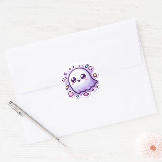 Kawaii Candy Ghost Craft Sticker Niedlich Spooky V (Umschlag)