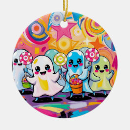 Kawaii Candy Parade Niedlicher Cartoon Keramik Ornament