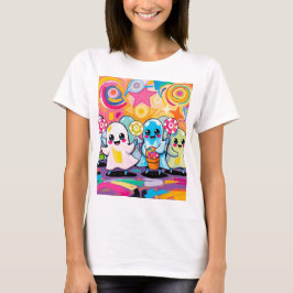 Kawaii Candy Parade Niedlicher Cartoon T-Shirt