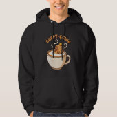 Kawaii Capybara Cappuccino Tee Cappy-ccino Coffee  (Vorderseite)