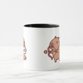 Kawaii Capybara Kaffeetasse (Zentrum)