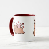 Kawaii Capybara Kaffeetasse (Vorderseite Links)