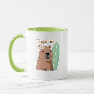 Kawaii Capybara Kaffeetasse, Lustiges Tiergeschenk Tasse