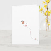 Kawaii Capybara Pun Valentine Card Karte (Gelbe Blume)