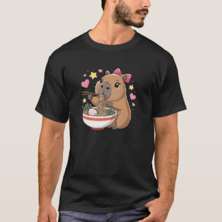 Kawaii Capybara Ramen Niedlich Capy Lover Food Kid T-Shirt