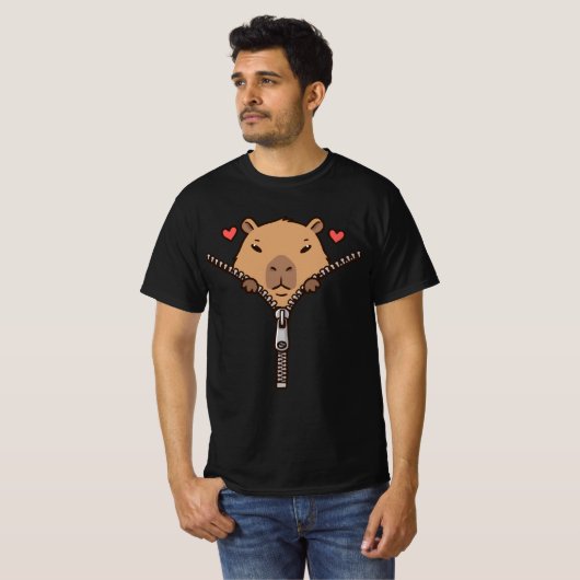 Kawaii Capybara Shirt | Niedliche Capybara (Vorne ganz)