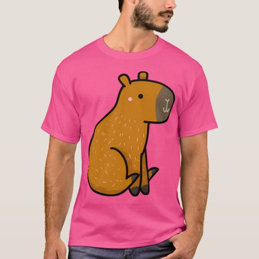 Kawaii Capybara T-Shirt (Vorderseite)