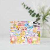 Kawaii Card Postkarte (Stehend Vorderseite)