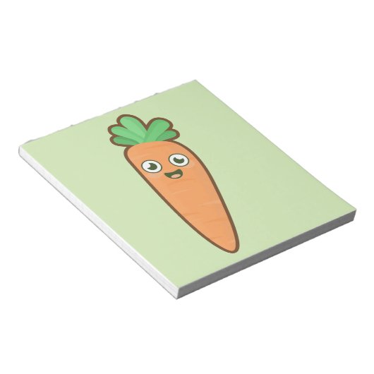 Kawaii Carrot Notizblock (angewinkelt)