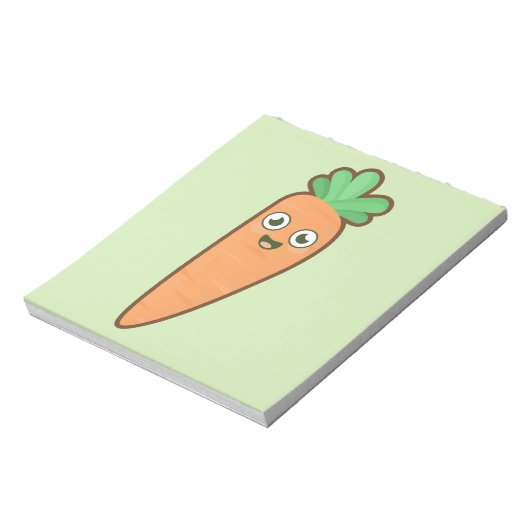 Kawaii Carrot Notizblock (Rotiert)
