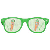 Kawaii Carrot Partybrille (Vorderseite)