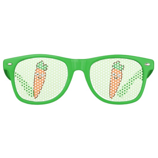 Kawaii Carrot Partybrille (Vorderseite)