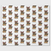 Kawaii Cartoon Geschenkpapier (Flach)