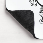 Kawaii Cartoon Girl Mousepad (Ecke)