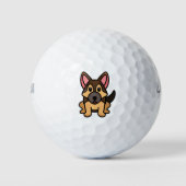 Kawaii Cartoon Golfball (Vorderseite)