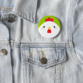Kawaii Cartoon-Huhn-Button-Abzeichen-Knopf Button (Beispiel)
