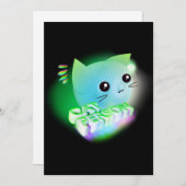 Kawaii Cartoon Kitten (Vorne/Hinten)